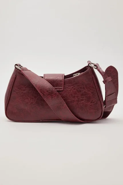 Neovision Bionic Metal Washed Handbag Cherry Crackle Back in