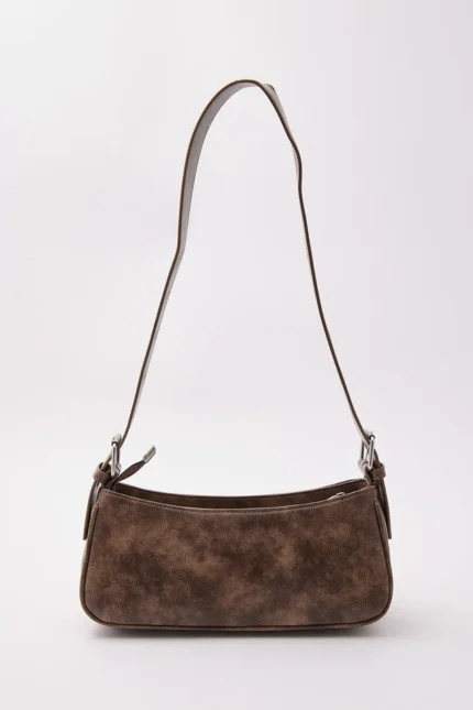 Neovision Contessa Multi Pocket Handbag Brown Back in