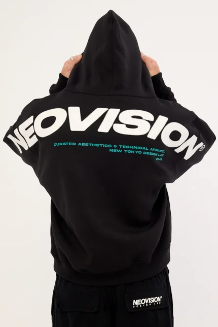 Neovision Cosmic Urban Hoodie Black In Back